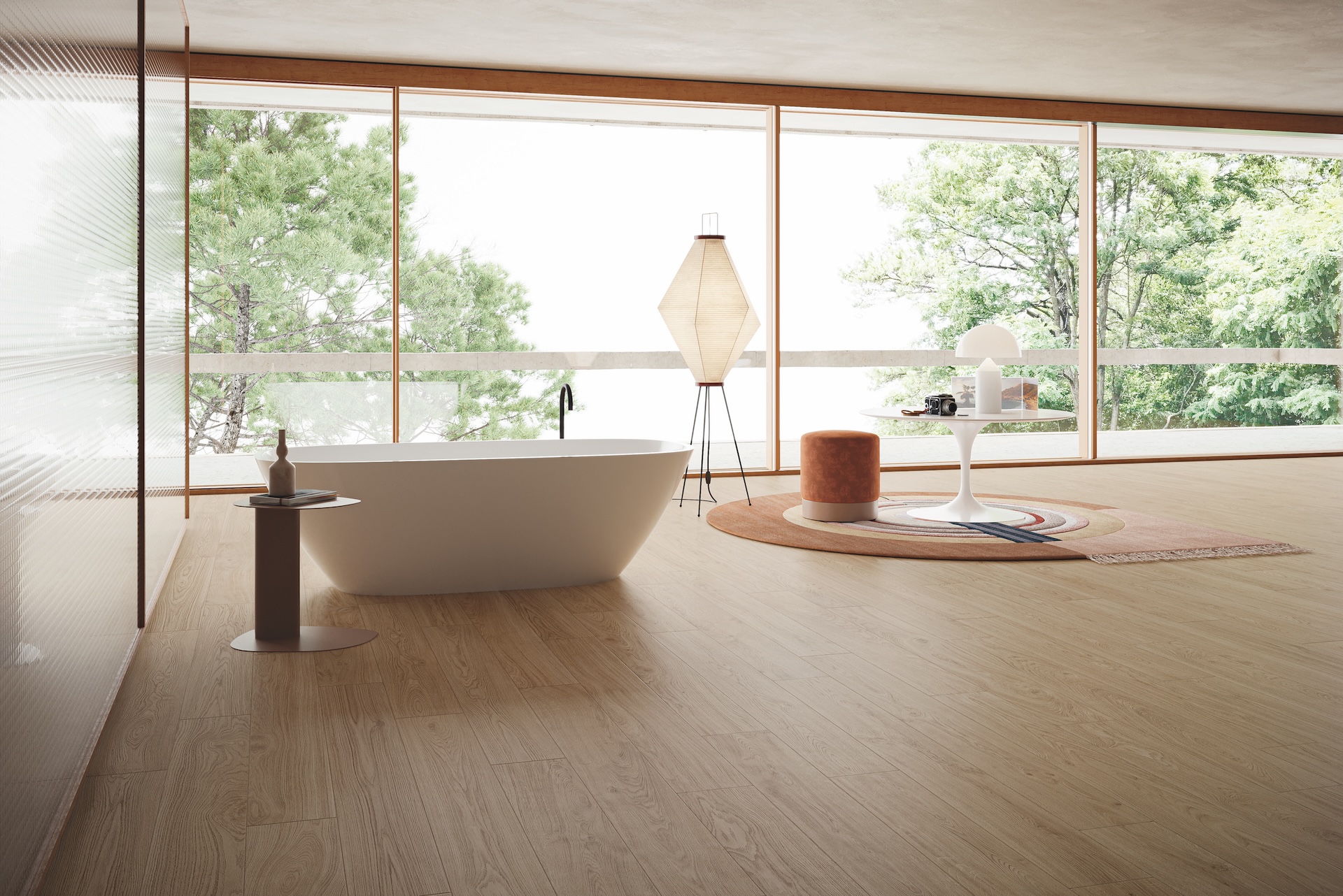 Carrelage salle de bain élégant et moderne